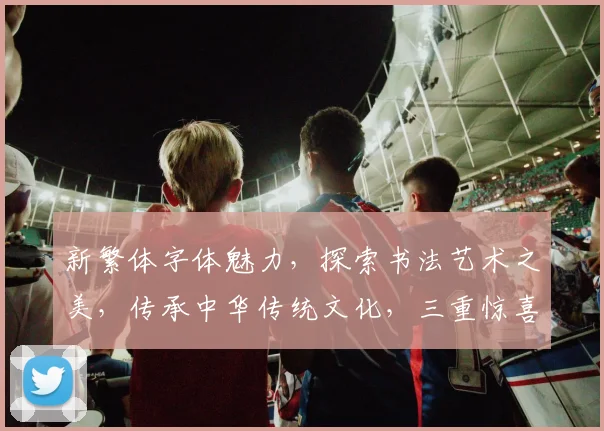 新繁体字体魅力，探索书法艺术之美，传承中华传统文化，三重惊喜等你来发现